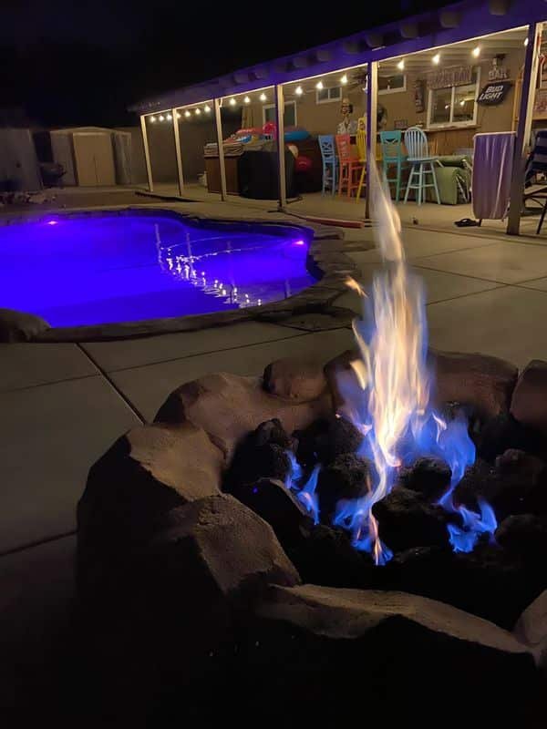 backyard fire pit