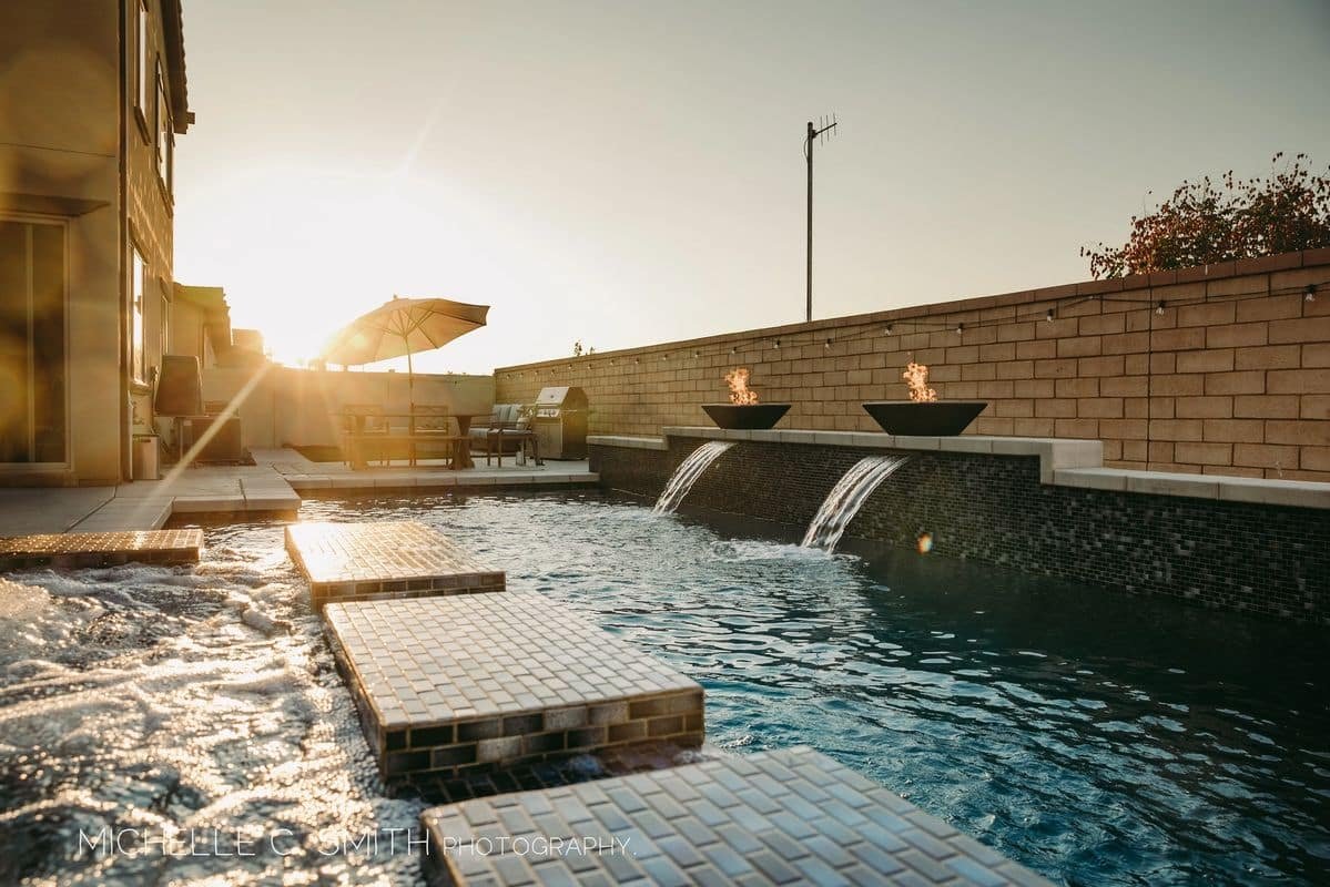 Backyard pool